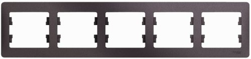 Рамка горизонтальная Systeme Electric Glossa 5-м. сиреневый туман картинка